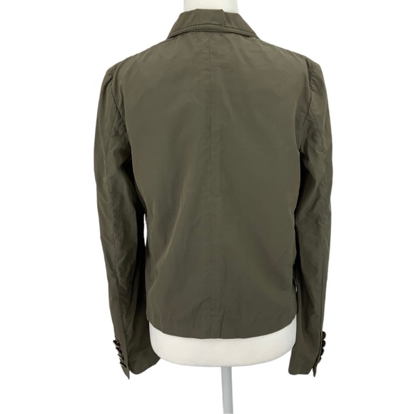 Stella McCartney Green Khaki Cotton Jacket D4 - Picture 7 of 11